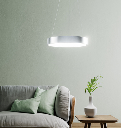 Lampa Wisząca Sufitowa LED 18.5W 500lm CCT Ściemnialna Srebrny SMART+ WiFi Sun@Home Ledvance