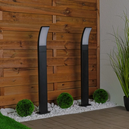 Lampa Ogrodowa Słupek Zewnętrzny Stojący 11W LED 4000K ANVES 80cm LUMILED