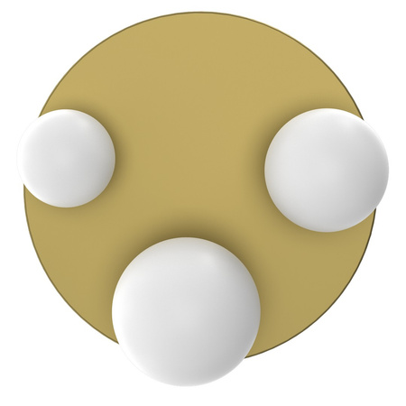 Lampa Sufitowa BIBIONE Złota 3xG9 Milagro