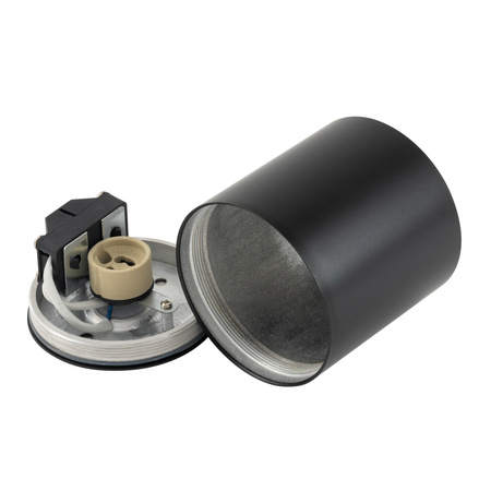 Oprawa Natynkowa Sufitowa GU10 SPOT TUBA Czarna Wodoodporna IP44 CEARA 10714 Nowodvorski