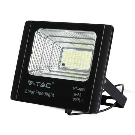 Naświetlacz LED 16W 4000K IP65 + Panel Solarny Z pilotem VT-40W V-TAC