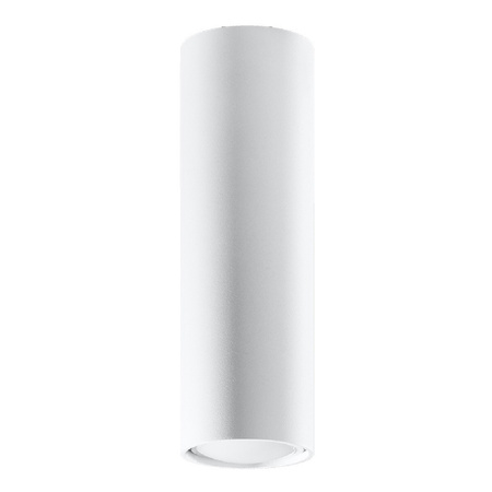 Lampa Sufitowa Oprawa Natynkowa SPOT TUBA GU10 Tubularna Biała Nowoczesna Lagos Sollux