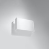 Lampa Ścienna Kinkiet 2x G9 Prostokątna Biała Nowoczesna Copertura Sollux