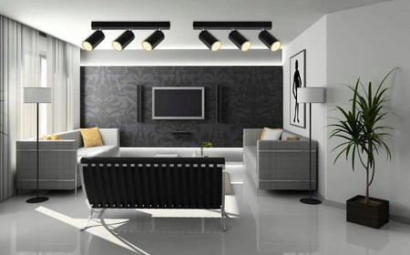 Kinkiet Spot Reflektor LED Lampa Sufitowa Natynkowa BLACK Czarna Nowoczesna GU10 x3