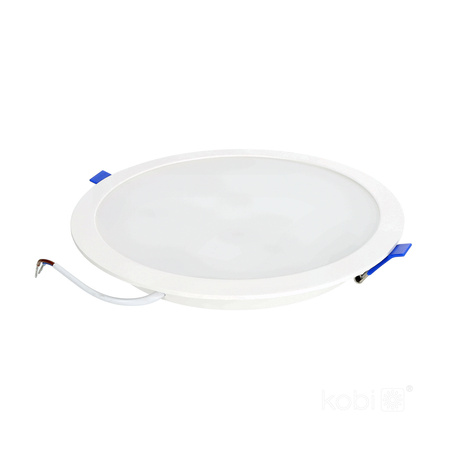Oprawa Podtynkowa LED Downlight Lampa Punktowa 18W 1800lm 4000K Neutralna Oczko Spot Biała IP40 Sigaro Kobi
