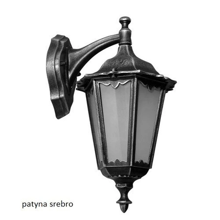 Lampa Ogrodowa Zewnętrzna Elewacyjna KINKIET LED Retro Classic K 3012/1/D E27 Su-Ma