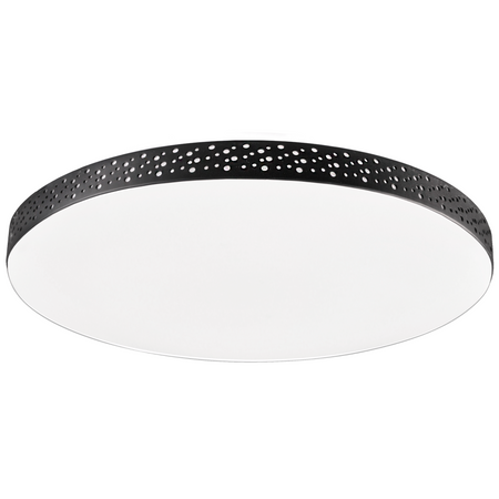 Plafon LED Łazienkowy Oprawa Sufitowa 18W 1850lm 4000K Neutralna 120° Biała Czarna IP44 Moon Sanico Goldlux