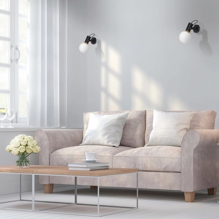 Kinkiet lampa ścienna ruchoma czarna MiLAGRO AURIS 1x E14