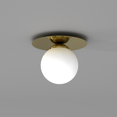 Lampa Sufitowa Natynkowa PLATO 1xE14 Okrągła 14cm Milagro