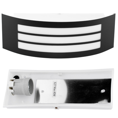 Kinkiet Ogrodowy Elewacyjny Lampa Zewnętrzna E27 IP44 DORIS