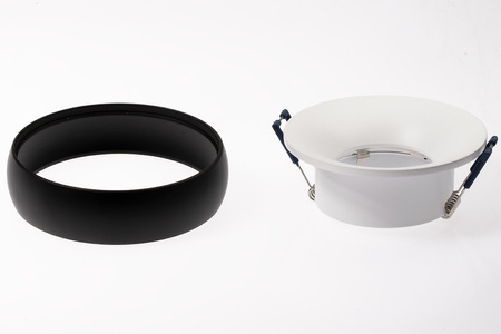 Oprawa HALOGENOWA COLOSEUM Podtynkowa Stała Okrągła Czarna GU10