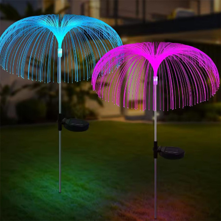 Lampa Solarna Ogrodowa LED Wbijana Ozdobna Zewnętrzna Meduza Dmuchawiec IP44