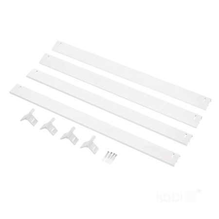 Ramka 45mm do PANELU LED 60x60 do montażu natynkowego Biała KLIK Kobi