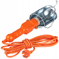 Latarka Warsztatowa Lampa Garażowa LED E27 230V na Kablu 5m MasterLED