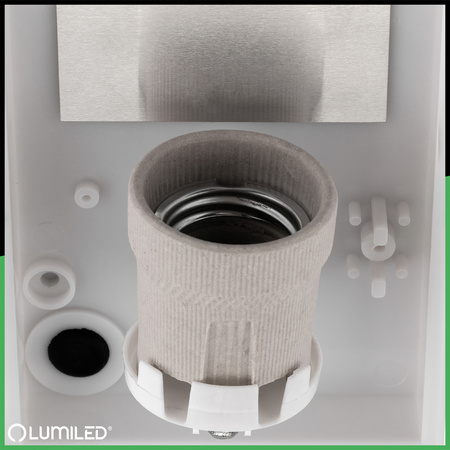 Kinkiet Ogrodowy Elewacyjny Lampa Zewnętrzna E27 CZARNA IP44 FREESIA LUMILED