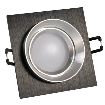 Oprawa Podtynkowa Punktowa Spot MR16 Czarna Srebrna 12V LIKA Sanico Goldlux