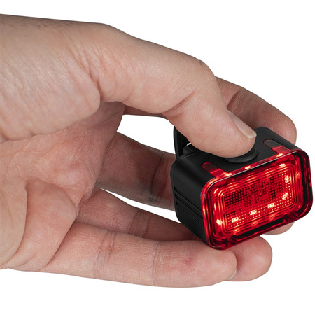 Lampka Latarka Rowerowa Tylna Czerwona USB-C 6 Trybów IPX6 MOCNA VAYOX