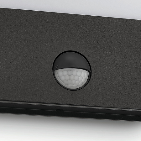 Kinkiet Ogrodowy Lampa Elewacyjna Zewnętrzna LED 3W 270lm 2700K IP44 z Czujnikiem Ruchu i Zmierzchu Antracyt Raccoon Philips