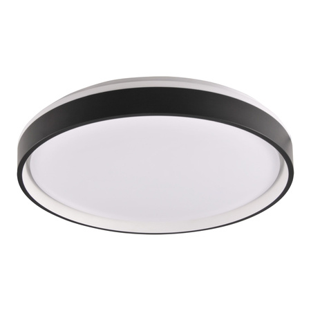 Plafon LED Oprawa Sufitowa 48W 5300lm CCT 120° Biała Czarna IP44 Pilot Ściemnialna Jadwiga Sanico Goldlux