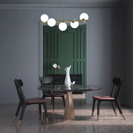 Lampa Wisząca Dekoracyjna Zwis G9 Złota Elegance Kobi