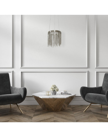 Lampa Wisząca Sufitowa CASCATA Satynowa 18W LED Milagro