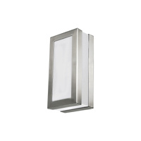 Lampa Ogrodowa Zewnętrzna Kinkiet Elewacyjny LED E27 IP44 Chrom Nowoczesny Stuttgart Rabalux