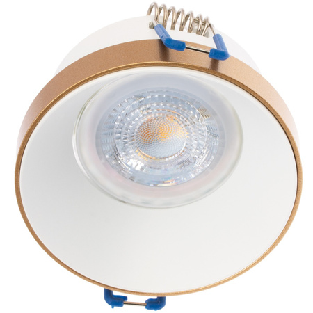 Oprawa sufitowa halogenowa SIMEN DSO MR16 GU10 złoto-biała Kanlux