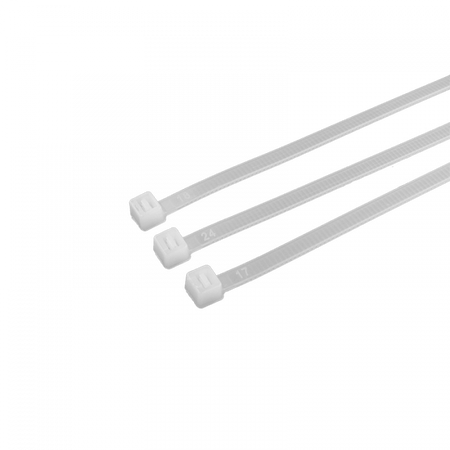 Opaski Zaciskowe Kablowe 7.6x500 mm Białe TRYTYTKI TRYTKI ZIPERKI OK-76500W .MORE 50 szt.