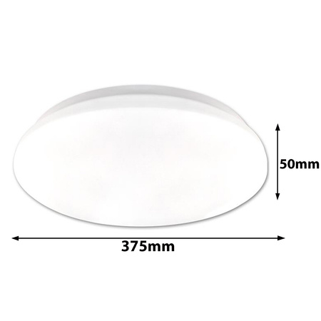 Plafon LED Lampa Sufitowa Ścienna Oprawa Okrągła 24W 1680lm 4000K IP44
