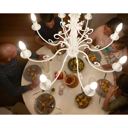 Zestaw 6x Żarówka LED ŚWIECA B35 E14 8W = 60W 806lm 6500K Zimna 180° LUMILED