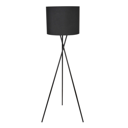 Lampa Podłogowa Oprawa Stojąca E27 Czarna Tekla Sanico Goldlux