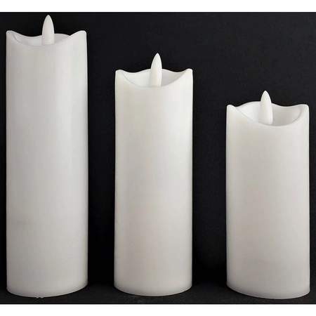 Wkład Elektryczny LED Świeca Znicz Efekt Płomienia 12,5 cm