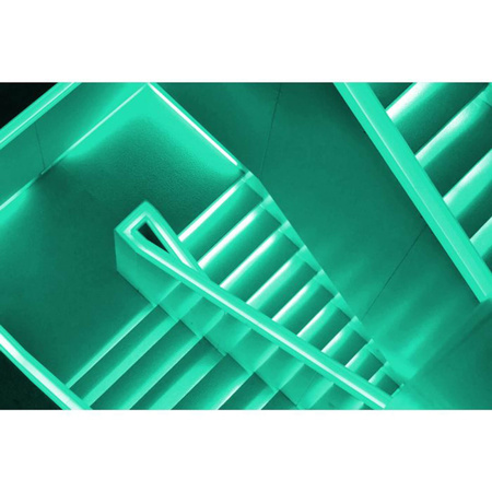 Taśma LED NEON 12V 10W 120LED Błękitna IP67 6x12mm 1m Lumiled