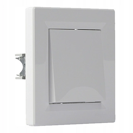 Włącznik światła Pojedynczy Krzyżowy z Ramką Podtynkowy SCHNEIDER ASFORA