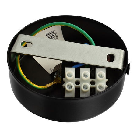 Lampa wisząca czarny mosiądz MiLAGRO PARMA 1x E14