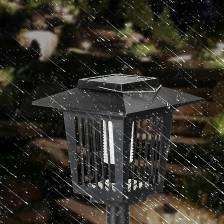 Lampa Ogrodowa LED Pochodnia Solarna Wbijana Owadobójcza IP44 Czujnik Zmierzchu Zewnętrzna