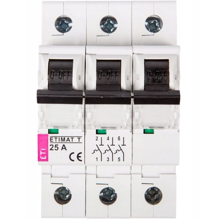 Ogranicznik Mocy Wyłącznik Nadprądowy ETIMAT T 3P 25A