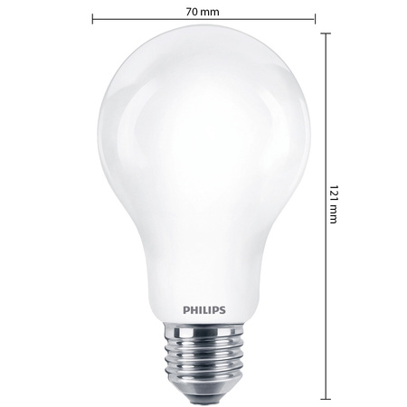 Żarówka LED E27 A67 17.5W = 150W 2452lm 2700K Ciepła FILAMENT LED Classic Philips