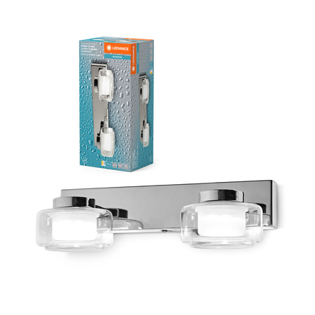 Kinkiet Łazienkowy LED Lampa Ścienna Punktowa IP44 11W CCT 3000K-4000K Chrom LEDVANCE