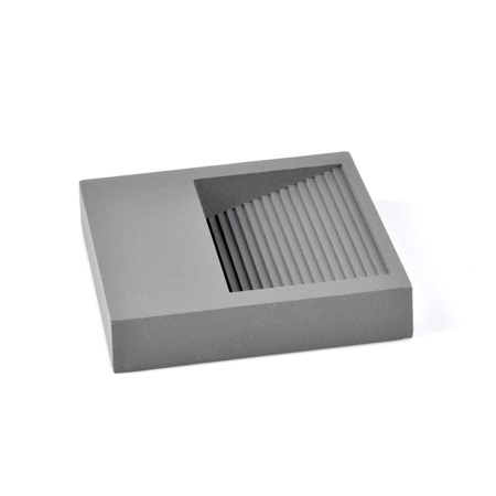 Lampa oprawa schodowa natynkowa LED ogrodowa 3W 60lm IP44 4000K szara kwadrat Q9 GOLDLUX (Polux)