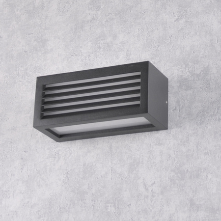 Lampa Ogrodowa Kinkiet Elewacyjny OSAKA E27 IP54 Czarna GOLDLUX (Polux)