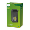 Kinkiet Ogrodowy Lampa Elewacyjna Zewnętrzna LATARNIA E27 Czarna Mirth Philips
