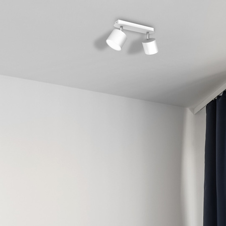 Lampa Sufitowa DIXIE Biała 2xGX53 Ruchoma Milagro