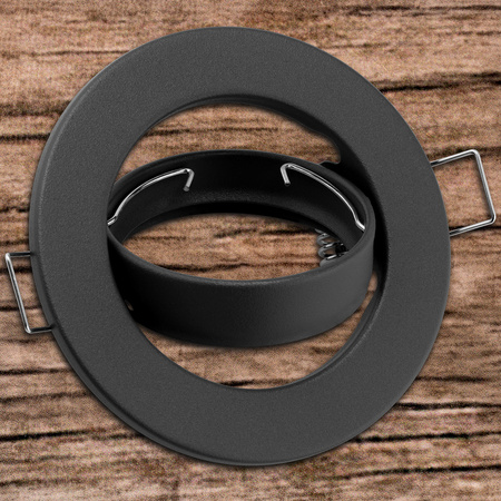 Oprawa Halogenowa Podtynkowa Ruchoma Okrągła AURELI Grafit Blacha MR16 GU10 LUMILED