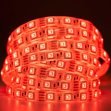 Taśma LED Pasek 12V 720W 3000LED 5050 RGB IP33 10mm 50m