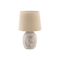 Lampa Stołowa Biurkowa Nocna E14 Brązowy Vintage Dorka 4605 Rabalux