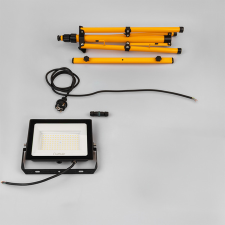 Naświetlacz LED Lampa 1x 100W Robocza Statyw Budowlany 4000K