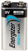Bateria ENERGIZER MAX PLUS 6LR61 6F22 9V 1szt Blister