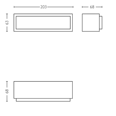 Lampa Ogrodowa LED Kinkiet Elewacyjny STRATOSPHERE 3,8W 4000K Neutralna IP44 Antracyt PHILIPS