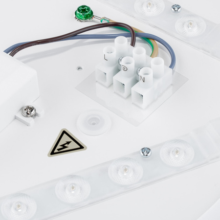 Plafon LED Lampa Sufitowa Natynkowa Łazienkowa 13W 4000K IP44 z Czujnikiem Ruchu ZOE LX Czarna 30cm